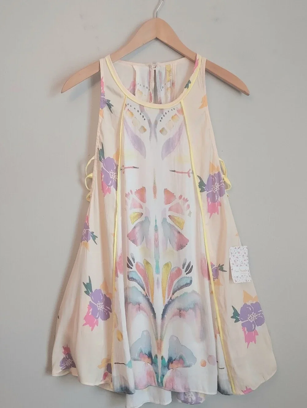 Free People Dream Free Mini Dress Size XS NEW NWT Boho Festival Concert